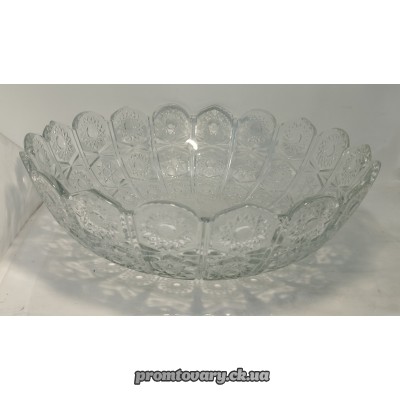 Салатниця скло HD-2007-3 велика 29см /шт крафт.упак.