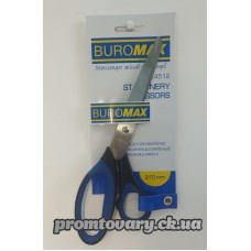 Ножниці Buromax прорез.ручки BM.4512 210мм  /шт