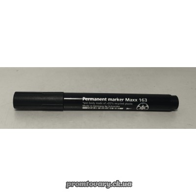 Маркер пермамент.Schneider 163 скошен.чорний 1-4мм 116301 /шт