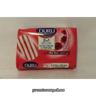 АкціяМило туал. Duru 2в1 Червона троянда /100гр