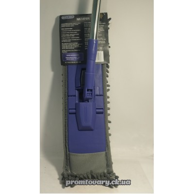 Швабра євромоп телескоп ручка (полотер) 40см Максус плюс лапша 8118 метал.телеск.ручка