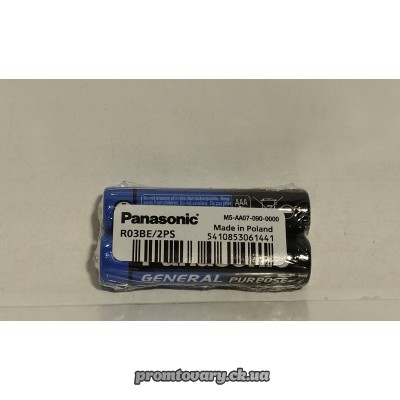 Елемент R-3 ААА Panasonic (міні пальчик) зпайка /2шт