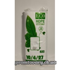 Пакет фас.HDPE ЕСО 10/4/27 10мкм /упак.