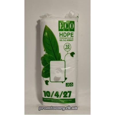 Пакет фас.HDPE ЕСО 10/4/27 10мкм /упак.