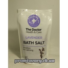 Сіль д/ванн морська The Doctor  лаванда дой-пак /500гр