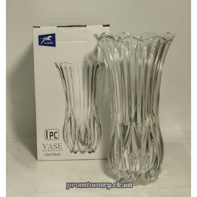 Ваза д/квітів cкло під хрусталь G-horse 19см BMHP06308JNW