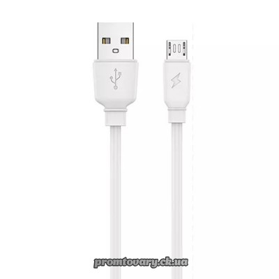 Кабель USB AM/micro USB 1м Jellico В9 3.1А білий