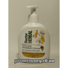 Мило рідке інтим-гель Doctor Herbal  ромашка і обліпихова олія дозатор /300мл