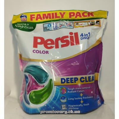 АкціяКапсули д/прання Persil 4in1 Color Discs /100шт