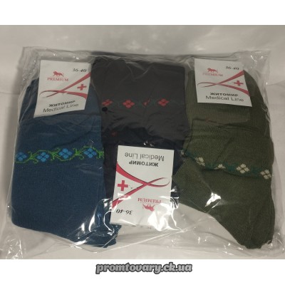 Носки жін.літо Житомир Бавовна 36-40 Premium ПАРА /шт