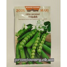 МАХІ Горох ран. "Альфа" 20г  (Насіння України) 