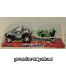 Набір евакуатор джип +машина 6000