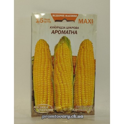 МАХІ Кукурудза рання "Ароматна" 15г (Насіння України) МАХІ Кукурудза рання "Ароматна" 15г (Насіння України)