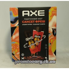 Набір чол.Axe Сансет фреш гель для душа та шампунь 250мл+дез.аераз 150мл Набір чол.Axe Сансет фреш гель для душа та шампунь 250мл+дез.аераз 150мл
